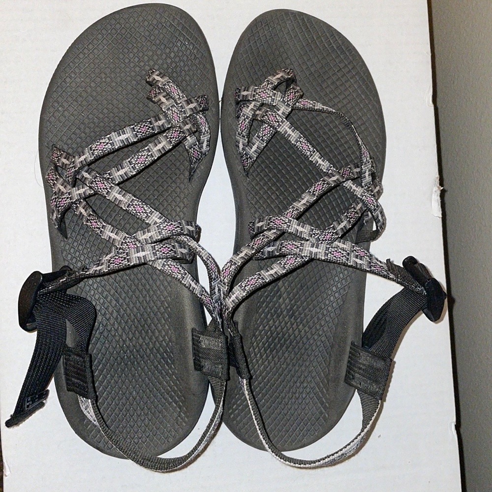 [Chaco] Women Z/X2 Outdoor Hiking Loop Toe Sandals Grey/Pink